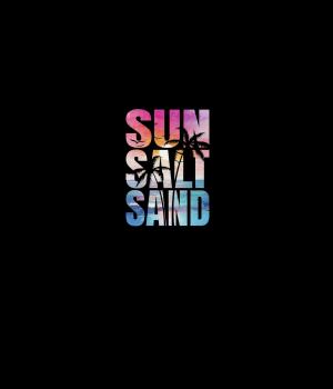Preview: Summer - Panelbild Sun Salt Sand bunt 70cm - BIO Jersey