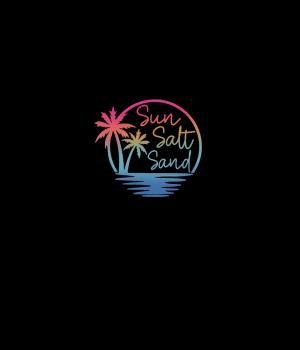 Preview: Summer - Panelbild Sun Salt Sand bunt rund 70cm - BIO Jersey