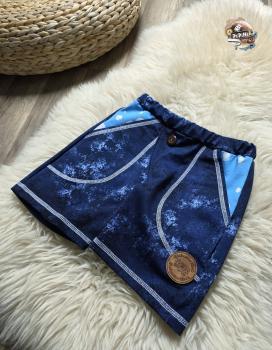 Preview: Badespaß - Denim - Überbreite BIO Jersey