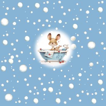 Preview: Badespaß - Panelbild Känguru - BIO Jersey