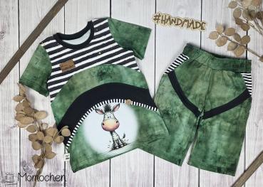 Preview: Explorer - Panelbild Zebra 70cm - BIO Jersey