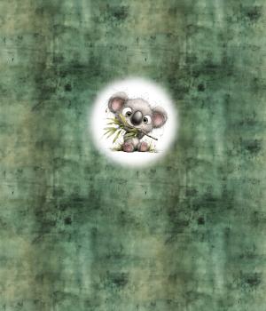 Preview: Explorer - Panelbild Koala 70cm - BIO Jersey