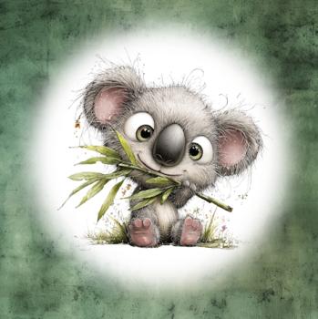 Explorer - Panelbild Koala 70cm - BIO Jersey