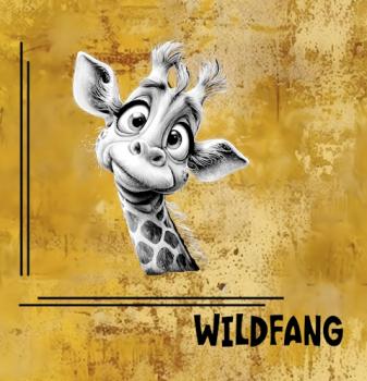 Wildfang - Panelbild Giraffe 70cm - BIO Jersey