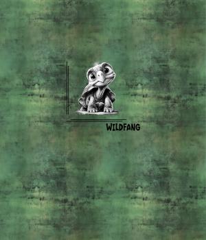 Preview: Wildfang - Panelbild Schildkröte 70cm - BIO Jersey