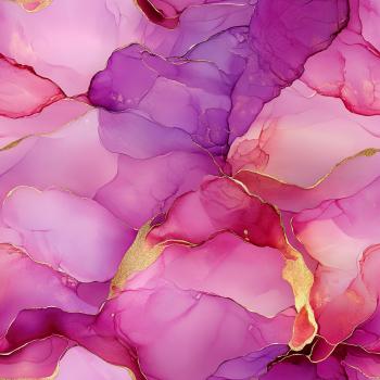 Fantasie - Aquarell rosa pink - Überbreite BIO Jersey