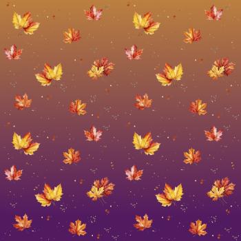 HalloAutumn Blätter – überbreiter BIO French Terry