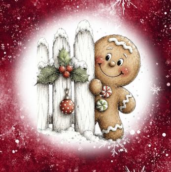 Winter Panel Lebkuchen - BIO French Terry