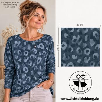 Preview: Leo blau BIO French Terry