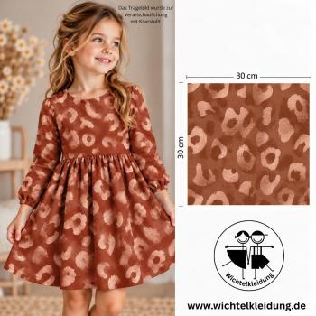 Preview: Leo terracotta BIO French Terry