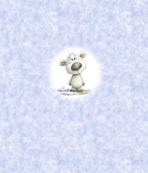 Preview: Winter Panel Eisbär - BIO French Terry