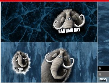 Preview: Swafing Thorsten Berger Kissenpanel Mammut Samt