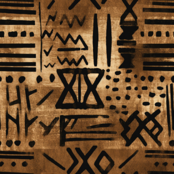 Schrullige Safari - Muster - Überbreite BIO French Terry