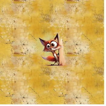 Preview: Guck Guck Fuchs Panel – BIO French Terry