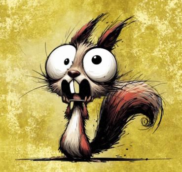 What?! - Eichhörnchen - BIO French Terry