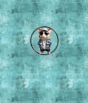 Preview: Streetwear - Hamster 70cm - BIO French Terry