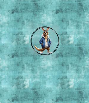 Preview: Streetwear - Känguru 70cm - BIO French Terry