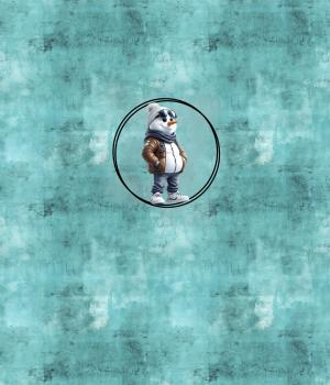 Preview: Streetwear - Schneemann 70cm - BIO French Terry