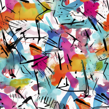 Streetwear - Graffiti - Überbreite BIO French Terry