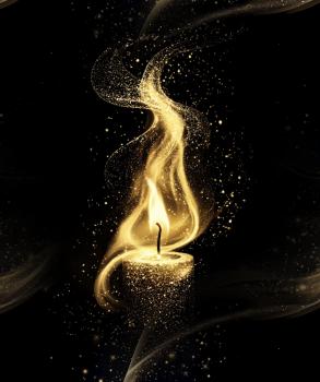 Fairytale - Kerze 70cm - BIO French Terry