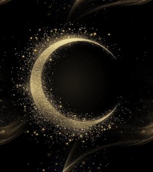 Fairytale - Mond 70cm - BIO French Terry