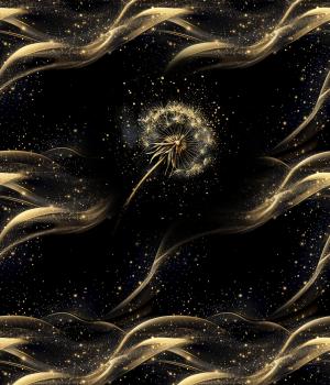 Preview: Fairytale - Pusteblume 70cm - BIO French Terry