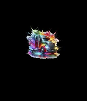 Preview: Rainbow & Denim - Truck 70cm - BIO French Terry