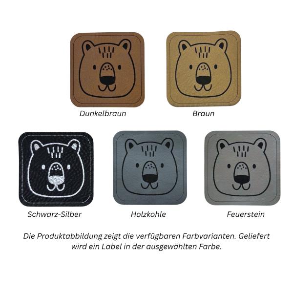 Kunstleder Label Bär