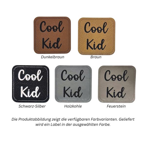 Kunstleder Label Cool Kid