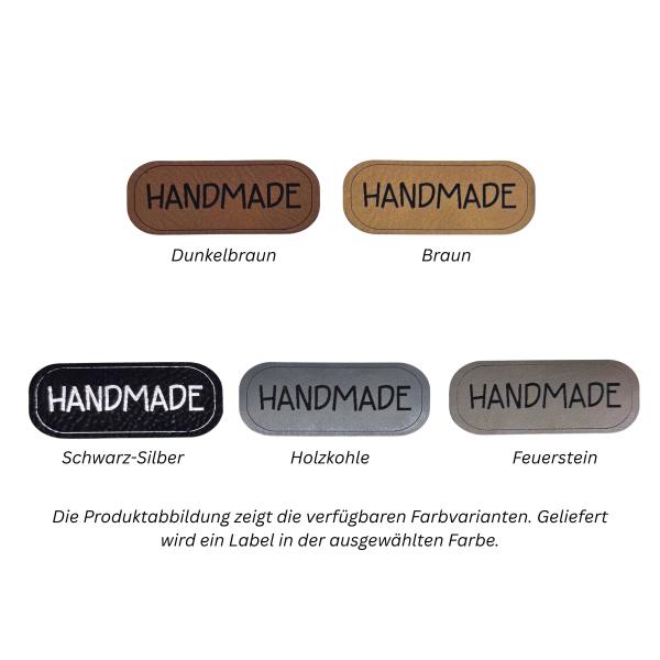 Kunstleder Label HANDMADE