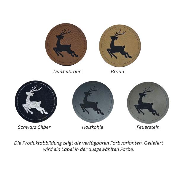 Kunstleder Label Rentier