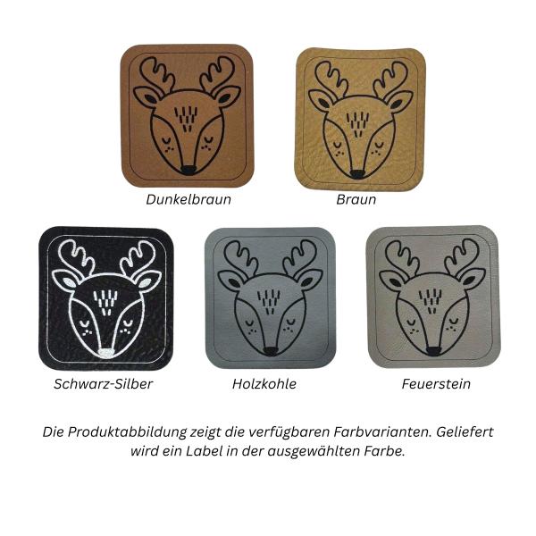 Kunstleder Label Reh