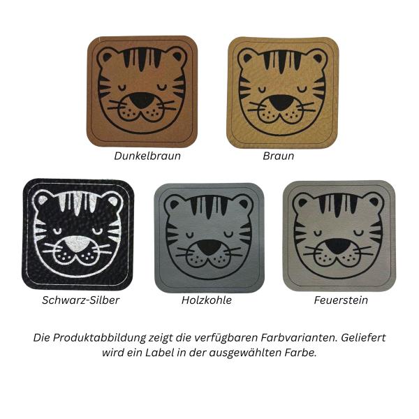 Kunstleder Label Tiger