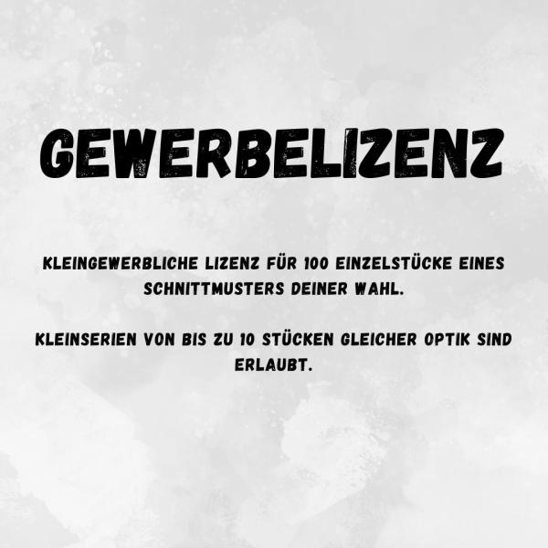 Gewerbelizenz Sewing4Four 100 Stück