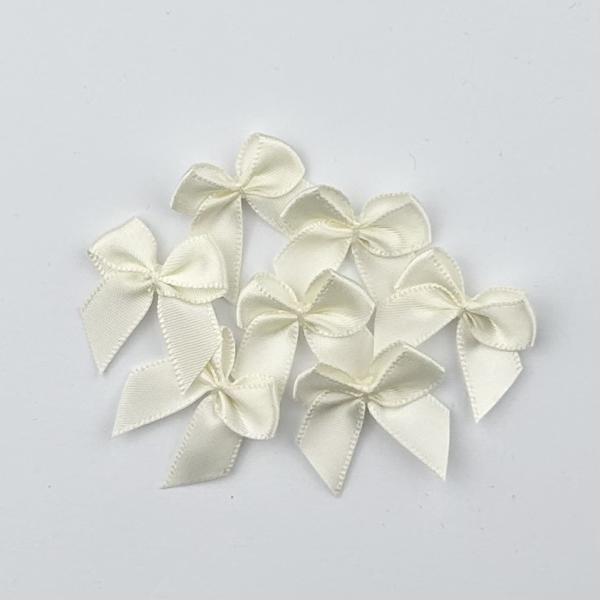 Zierschleife ivory 24mm