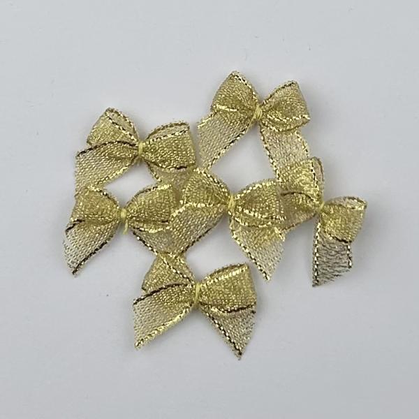 Zierschleife gold 24mm