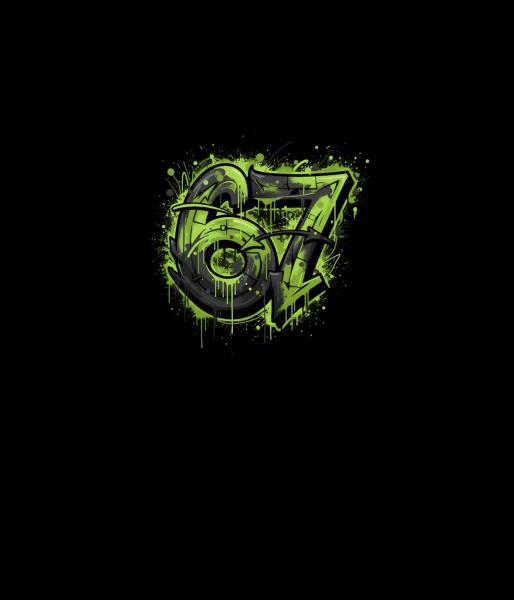 67 - Panelbild grün - BIO French Terry