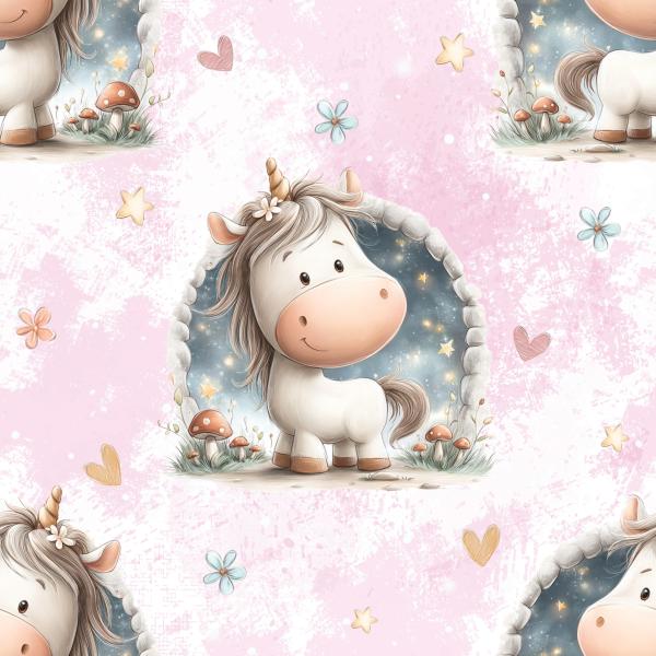 Allover Challenge - Einhorn - BIO Jersey