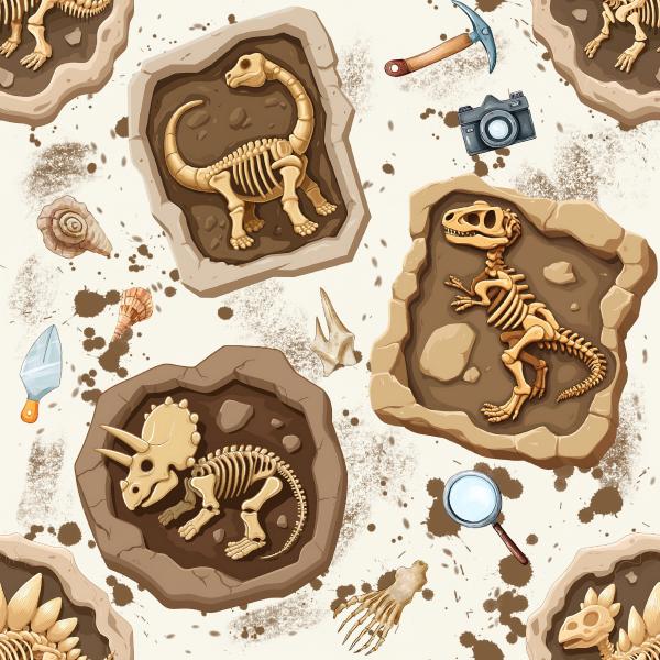 Allover Challenge - Dinofossilien - BIO Jersey