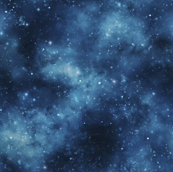 Cosmic - Galaxie - Überbreite BIO French Terry