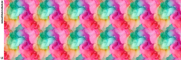 Blumen neon - Überbreite BIO Jersey