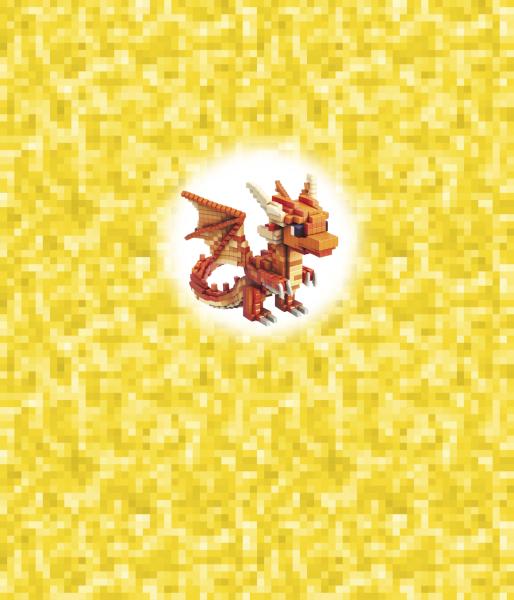 Pixel - Niedlicher Drache 70cm - BIO French Terry