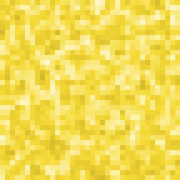 Pixel gelb - Überbreite BIO French Terry