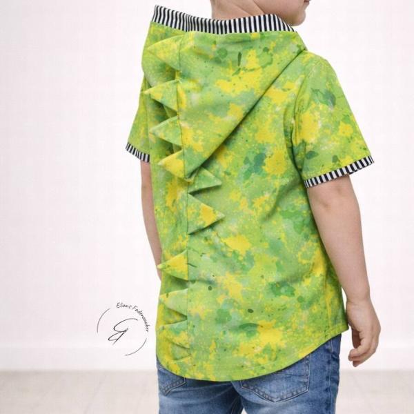 Cool Summer - Splashes grün - Überbreite BIO Jersey