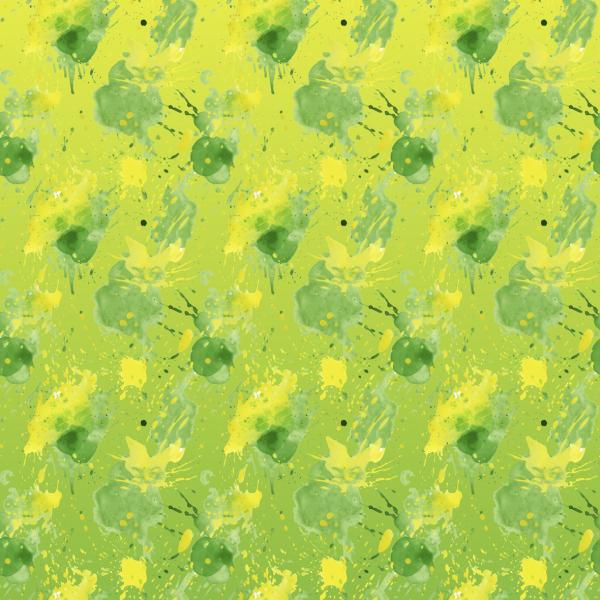 Cool Summer - Splashes grün - Überbreite BIO Jersey