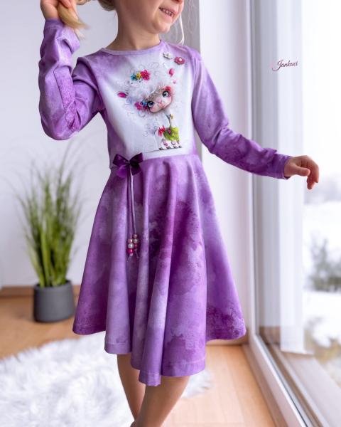 Crazy Animals - Panelbild Alpaka 70cm - BIO Jersey