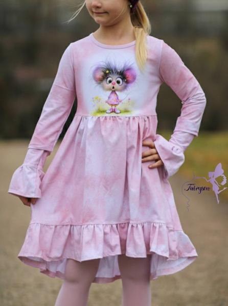 Crazy Animals - Panelbild Maus 70cm - BIO Jersey