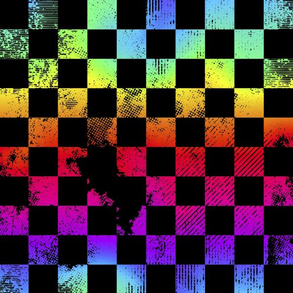 Glow - Kacheln - Überbreite BIO Jersey