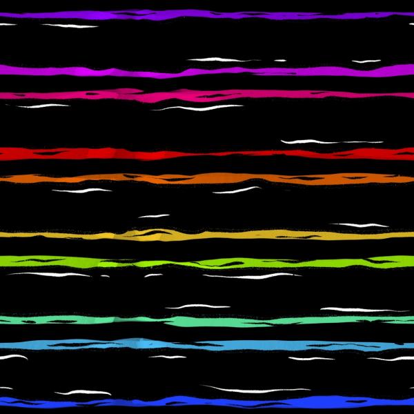 Glow - Streifen - Überbreite BIO Jersey