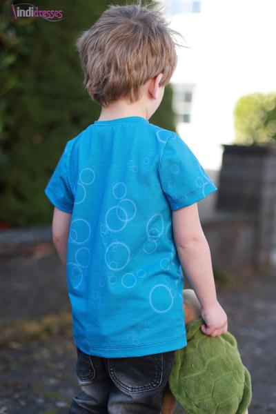 Little Ocean - Blasen türkis - Überbreite BIO Jersey